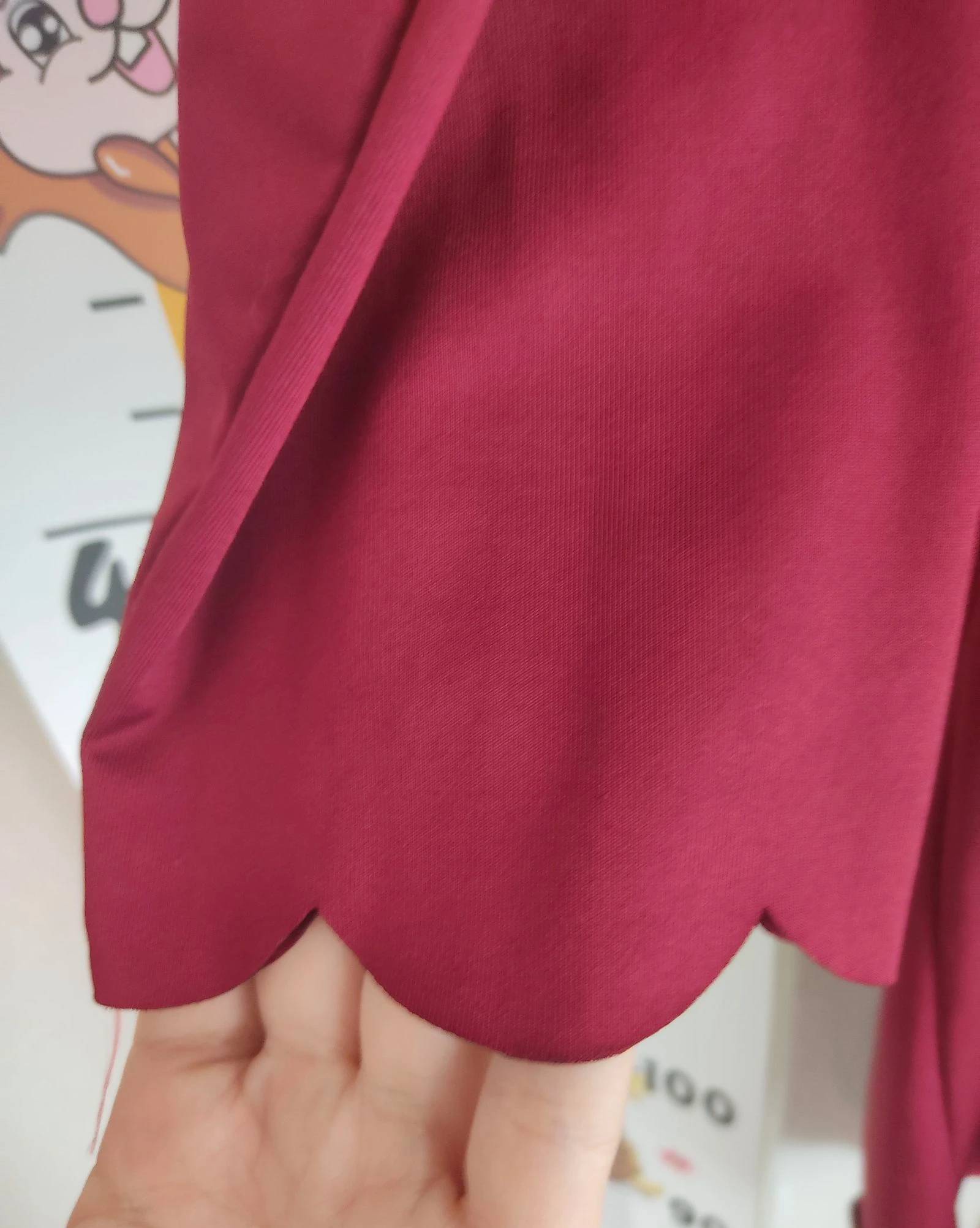 Vestido bordeaux – photo 3